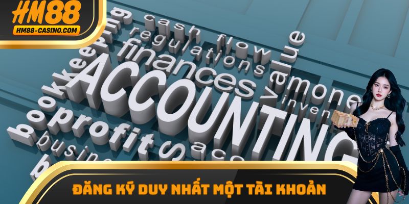 Đăng ký duy nhất một tài khoản